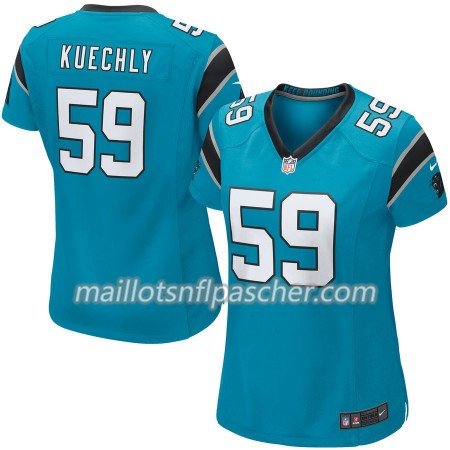Maillot Carolina Panthers Luke Kuechly 59 Nike Bleu - Femme
